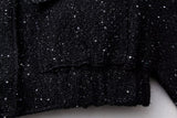 Women Clothing French All Match Beads Decoration Jacket Jacket
