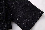 Women Clothing French All Match Beads Decoration Jacket Jacket