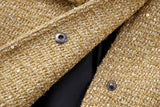 Women Clothing French All Match Beads Decoration Jacket Jacket
